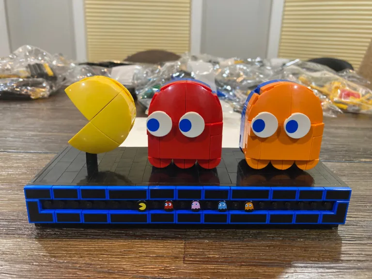 We Build The LEGO PAC-MAN Arcade, Which Actually Moves And Plays