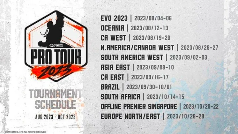 Capcom Pro Tour 2023 Schedule – Circuit Kicks Off at EVO