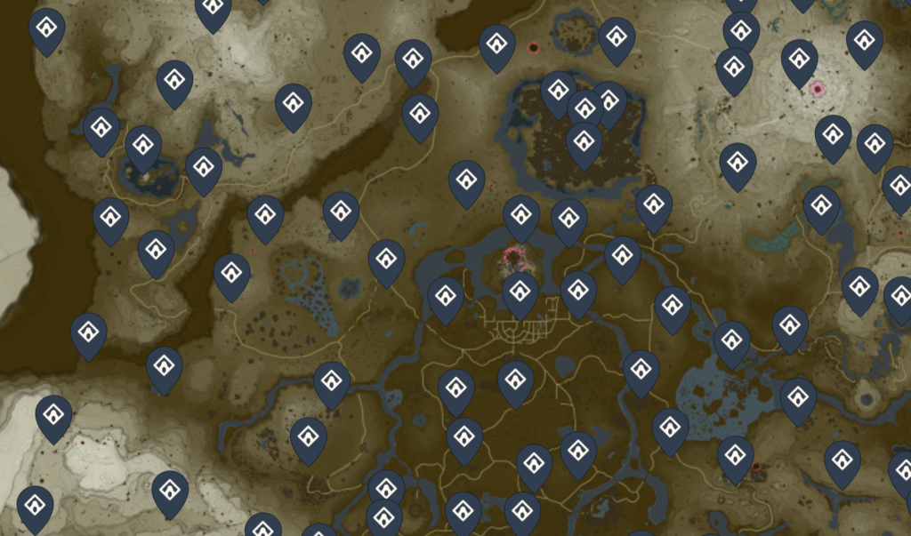 Tears of the Kingdom Shrine Map and Locations