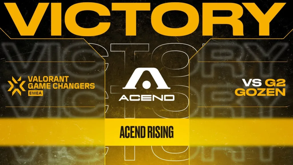 Acend Rising knock out defending EMEA VALORANT Game Changers champs in lower bracket run