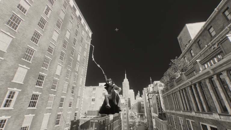 Spider-Man 2 Player Does an Amazing Job Making the Game Look Like the Marvel Noir Universe