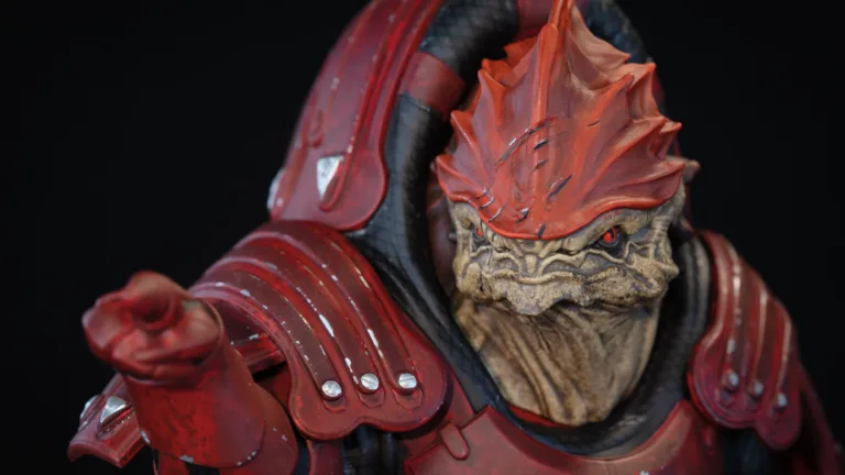 Mass Effect: Dark Horse Reveals New Urdnot Wrex and Tali'Zorah Figures